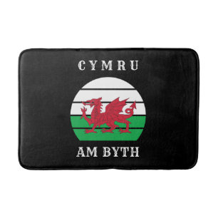 Tapete De Banheiro Wales Flag Cymru Am Byth Orud To Be Welsh