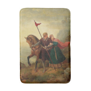 Tapete De Banheiro Walther e Hildegund Fugindo com seu Cavalo