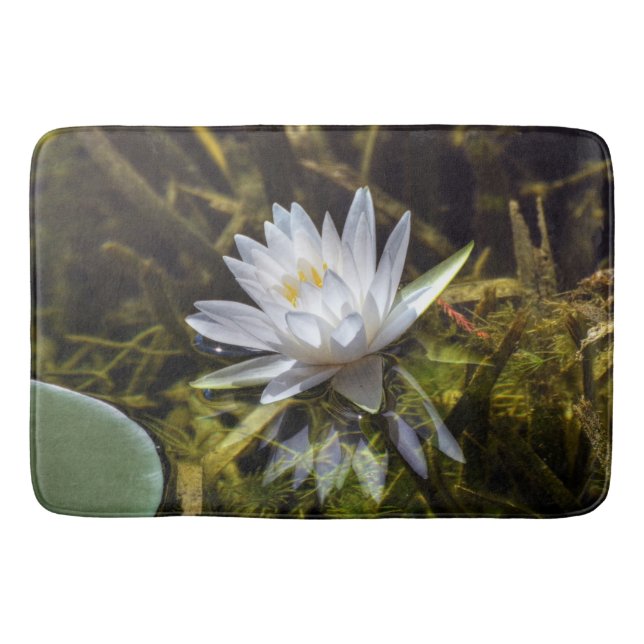 Tapete De Banheiro Water Lily Bath Mat (Frente)