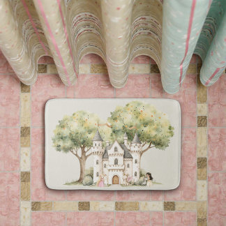 Tapete De Banheiro Watercolor Fairytale Princess Whimsical