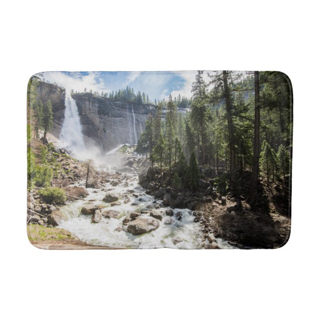 Tapete De Banheiro Waterfalls | Nevada Fall, Yosemite, CA (Frente)