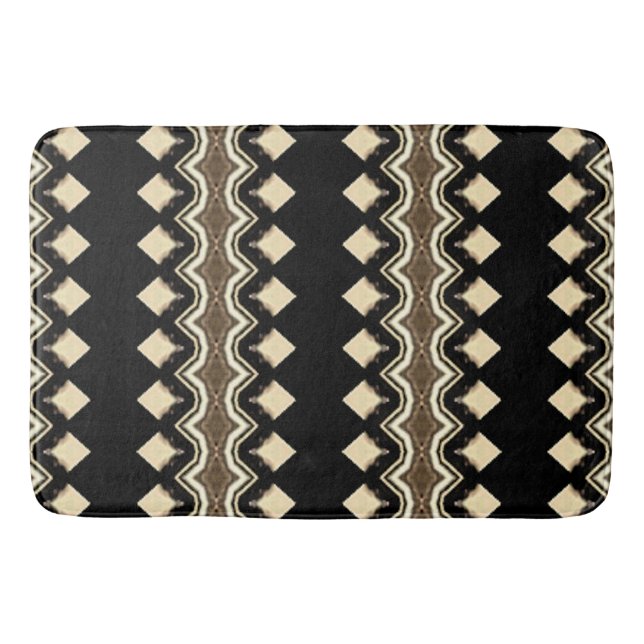 Tapete De Banheiro Weave Dark Diamond (Frente)