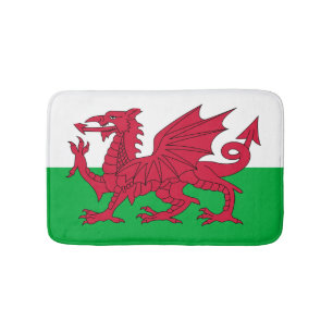 Tapete De Banheiro Welsh Flag (País de Gales) (Welsh Dragon)