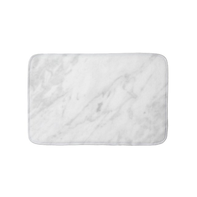 Tapete De Banheiro White Marble Look (frente)
