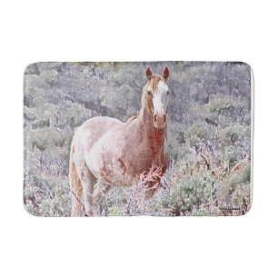 Tapete De Banheiro Wild Grace, Roan Stallion Bath Mat