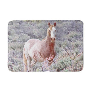 Tapete De Banheiro Wild Grace, Roan Stallion Bath Mat