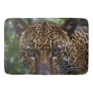 Tapete De Banheiro Wild Jaguar Deep In The Forest,