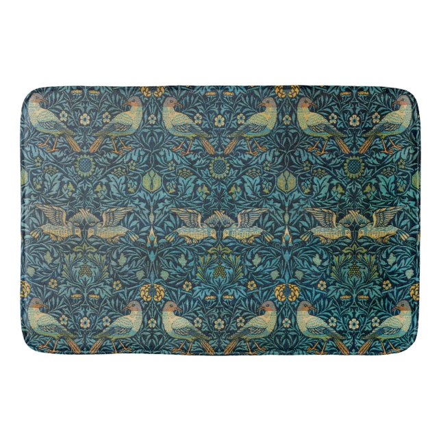 Tapete De Banheiro William Morris Birds & Floral Patterno (Frente)