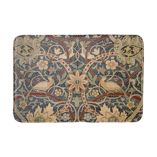 Tapete De Banheiro William Morris Bullerswood Faux Tapeçaria (Frente)
