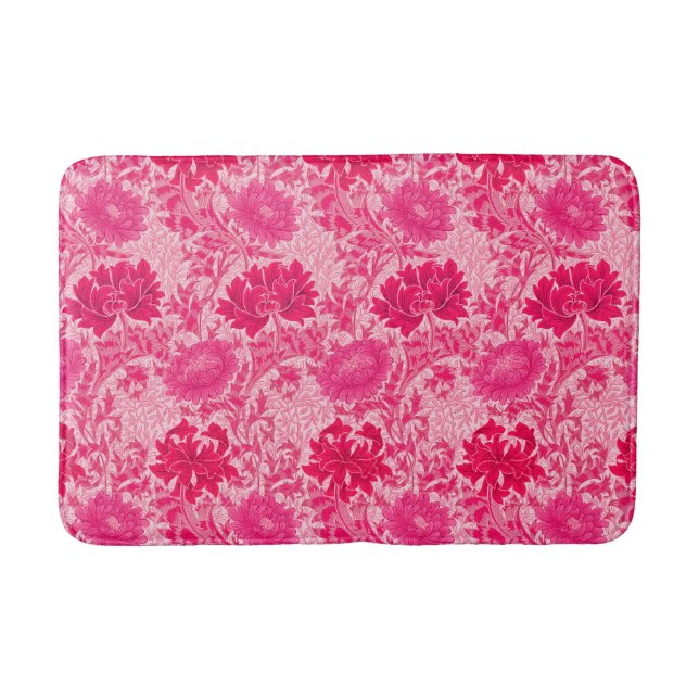Tapete De Banheiro William Morris Chrysanthemums, Fuchsia Pink (Frente)