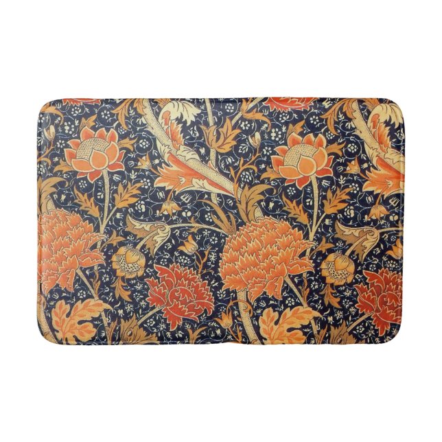 Tapete De Banheiro William Morris Cray Floral Art Nouveau Pattern (Frente)