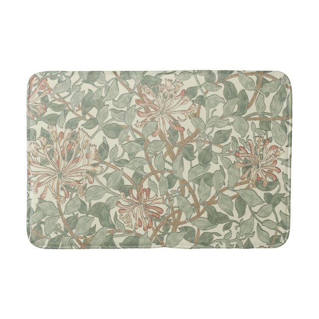 Tapete De Banheiro William Morris Honeysuckle Green Floral (Frente)