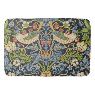 Tapete De Banheiro William Morris - Padrão Floral de Thief de Morango