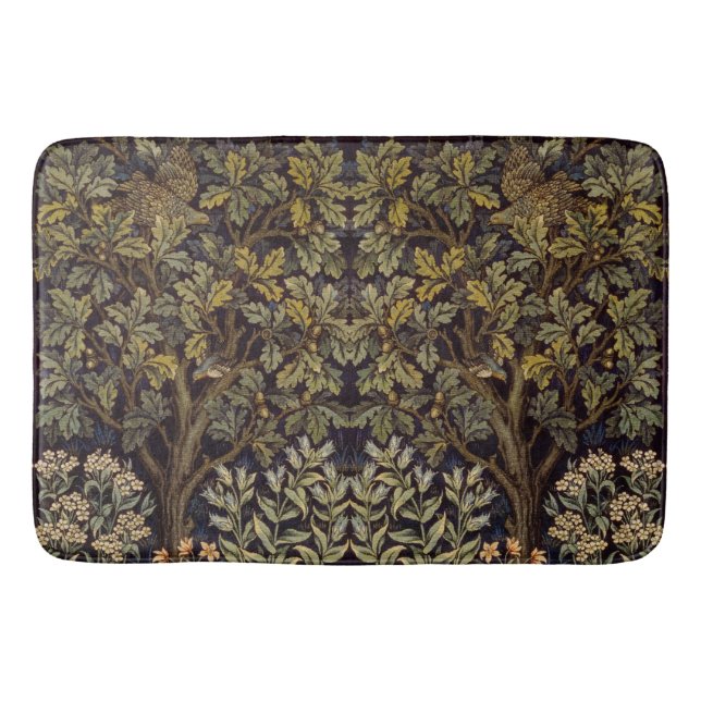 Tapete De Banheiro William Morris - Pheasant Bird Tree Botanical (Frente)