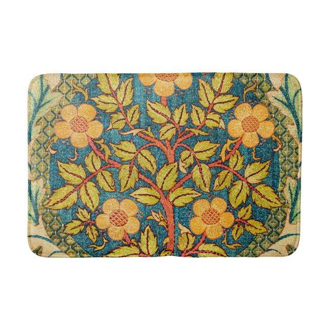 Tapete De Banheiro William Morris Rosa Wreath: Artes e Artesanatos Cl (Frente)