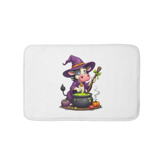 Tapete De Banheiro Witch Cow Cauldron Brew (frente)