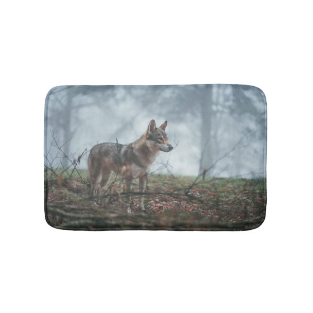 Tapete De Banheiro Wolfdog Bath Mat (frente)
