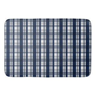Tapete De Banheiro Xadrez de Marinho de Ventilador Esportivo Dallas B