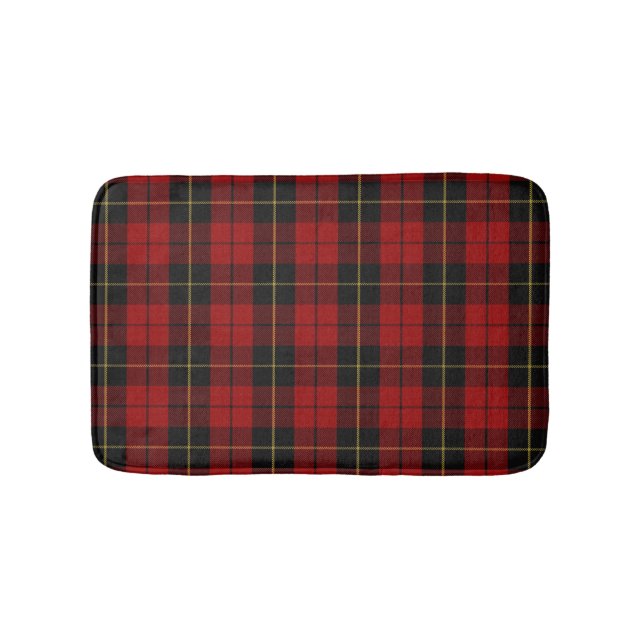 Tapete De Banheiro Xadrez escocesa Clan Wallace Tartan (frente)