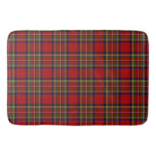 Tapete De Banheiro Xadrez Real Stewart Tartan Padrão Escocês