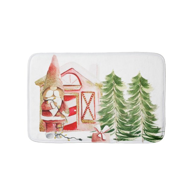 Tapete De Banheiro XMAS Gnomo Design 2 (frente)