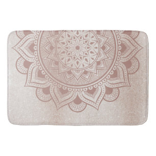Tapete De Banheiro Yoga Studio Yogi Retreat Home Mandala Om Girly Spa