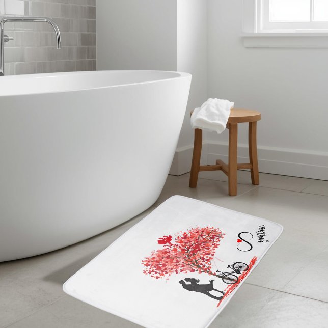 Tapete De Banheiro You and Me, and Cupid Bath Mat (Criador carregado)