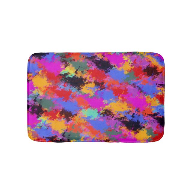 Tapete De Banheiro Zebra pintada (frente)