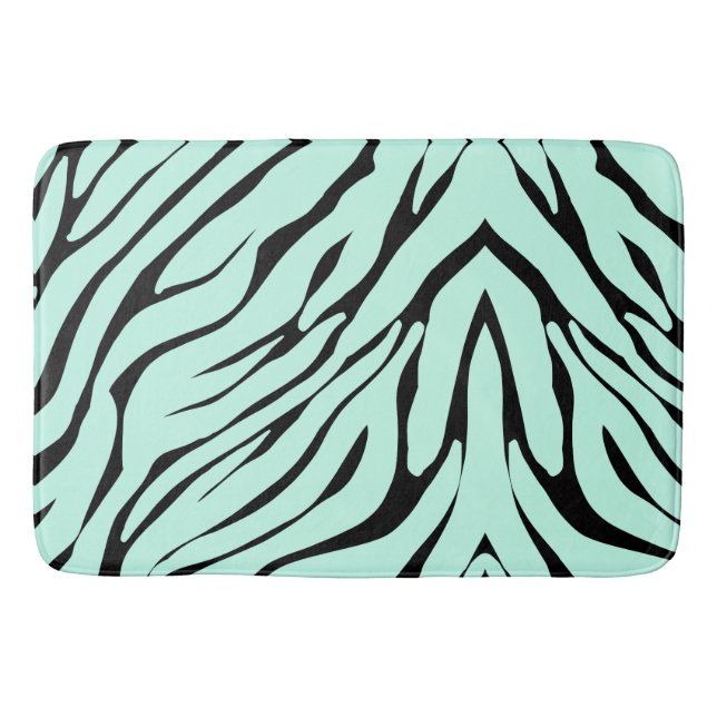 Tapete De Banheiro Zebra Stripes Pattern (Frente)