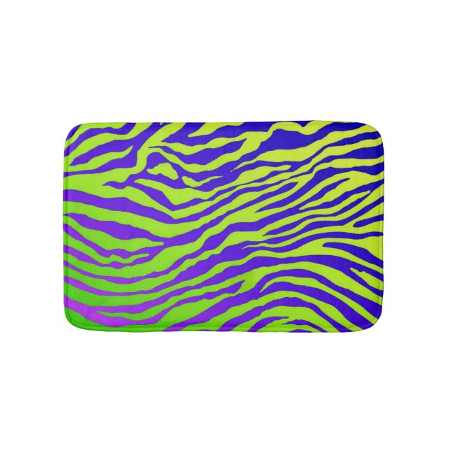Tapete De Banheiro Zebra verde (frente)