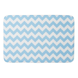 Tapete De Banheiro Zigzag Azul, Chevron Azul, Padrão Geométrico