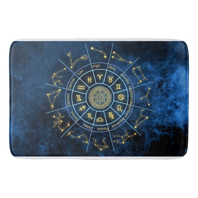 Tapete De Banheiro Zodiac (Frente)
