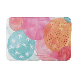 tapete de banho cor de água, cor de abstrato, rosa