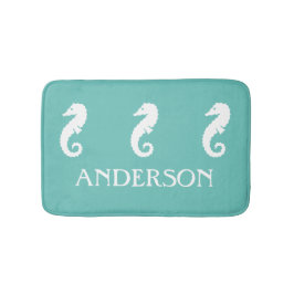 Tapete de banho da criatura do mar do cavalo