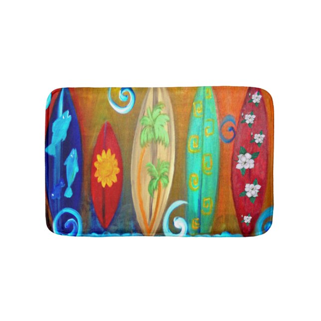 tapete de banho de surfboards do meu trabalho de a (frente)