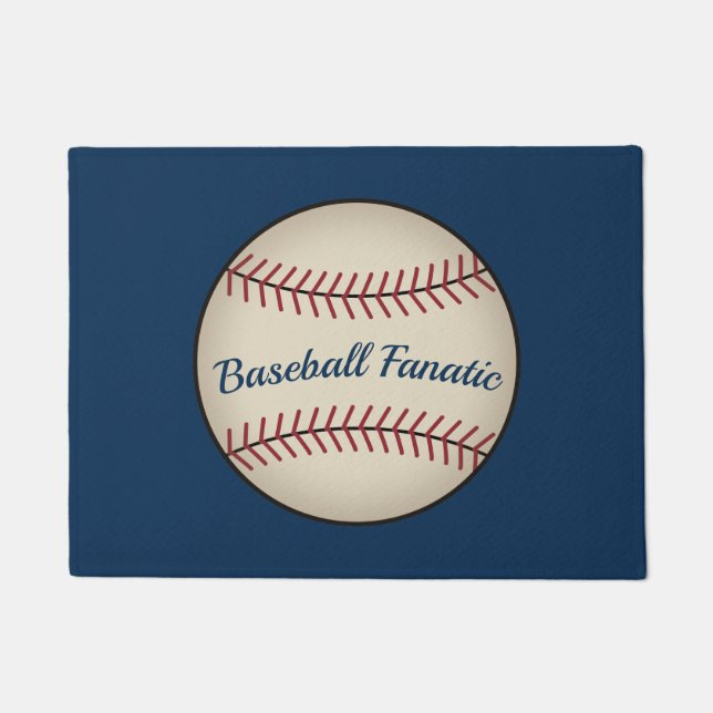 Tapete de Baseball Azul (Frente)