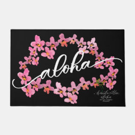Tapete de Boas Vindas Aloha Orquídea