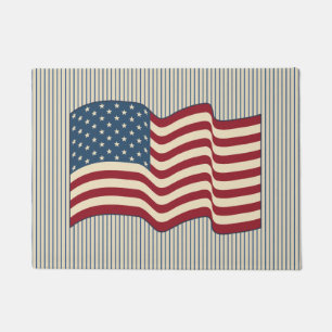 Tapete de Boas Vindas da Bandeira Americana Presen