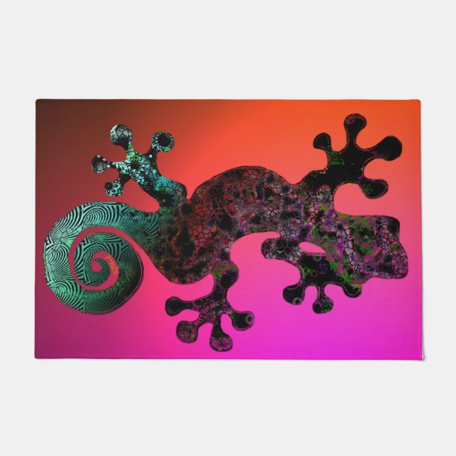 tapete de boas-vindas da gecko (Frente)