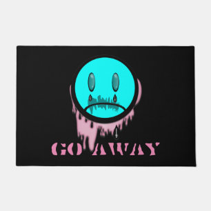 Tapete de Borracha Emoji Chorando Pastel Goth Vá E