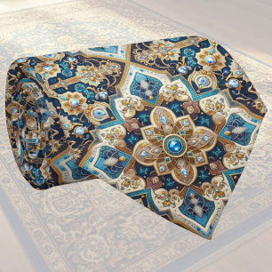 Tapete de Designer Persa de Luxo   Gravata de seda