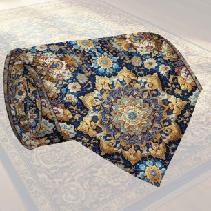 Tapete de Designer Persa de Luxo   Gravata de seda