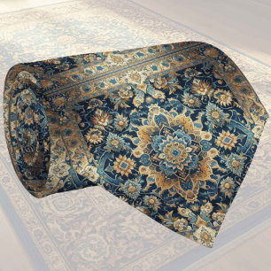 Tapete de Designer Persa de Luxo   Gravata de seda