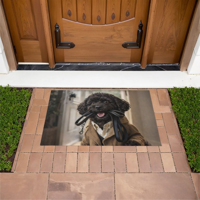 Tapete de Entrada Cockapoo Amante de Cães Bem-vind (Ar livre)
