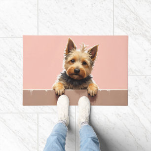 Tapete de Entrada com Arte de Terrier Dandie Dinmo