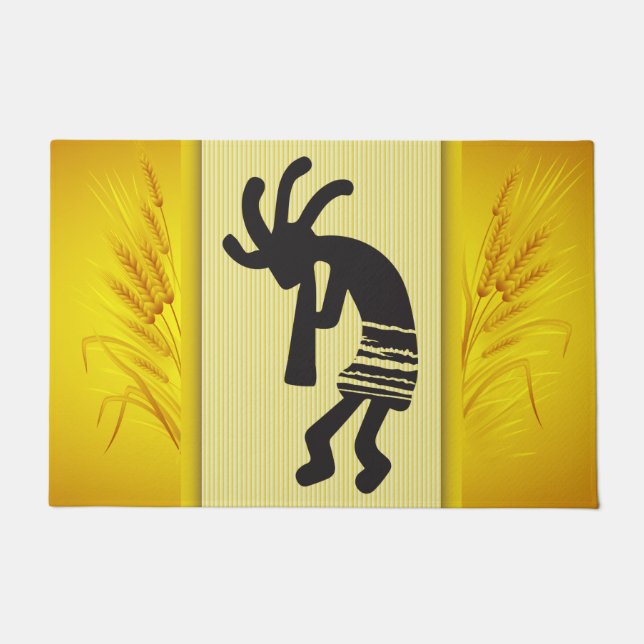 Tapete de Entrada Kokopelli Plantio de Primavera (Frente)