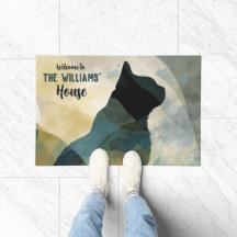 Tapete de Entrada Minimalista para Gatos sem Pelo