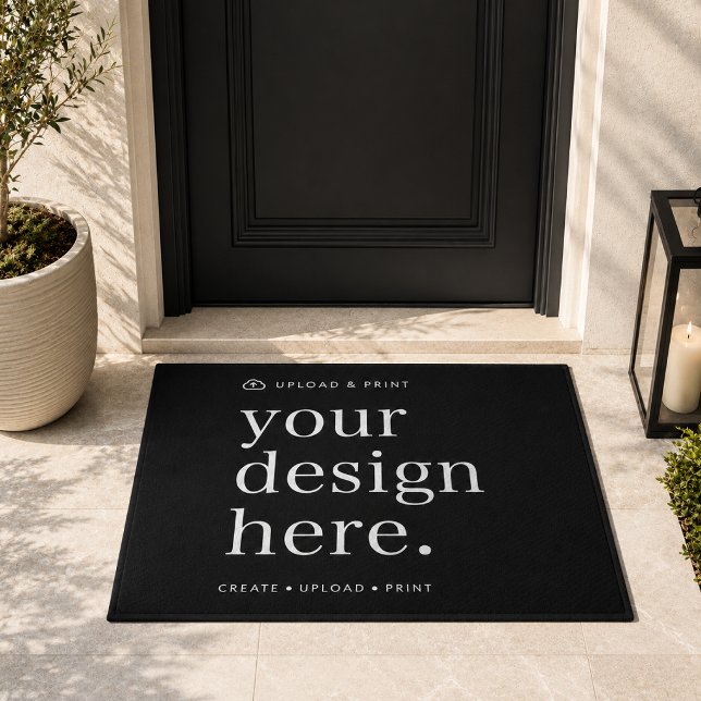 Tapete de Entrada Personalizado | Envie Seu Design (Custom upload your design doormat for front doors, porches, shops, offices, and studios.)