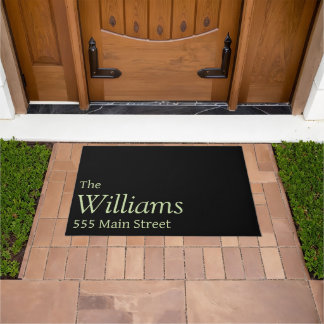 Tapete de entrada personalizado personalizado