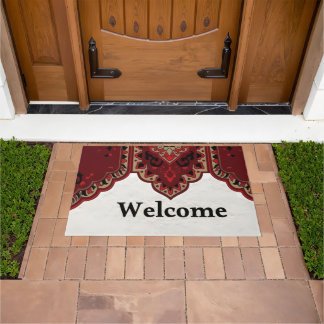 Tapete de Entrada Rústico com Decoração Ar